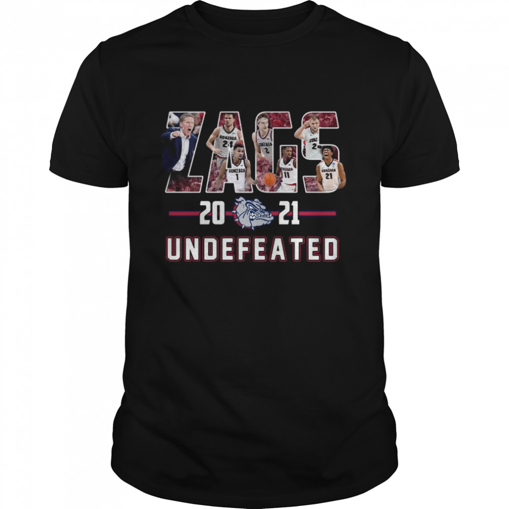 Gonzaga Bulldogs Zags 2021 Undefeated shirt Classic Men's T-shirt