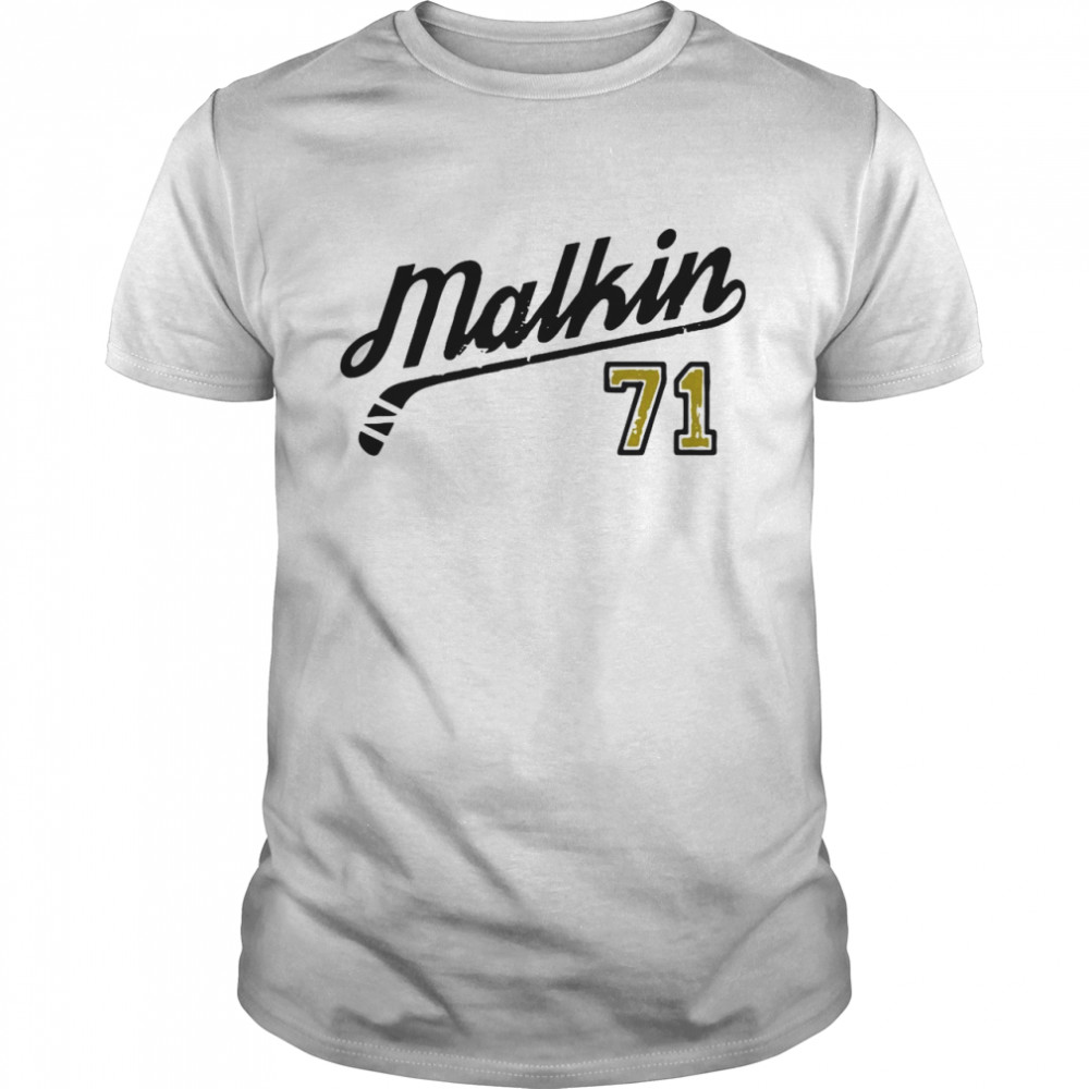 Evgeni Malkin 71 Script shirt Classic Men's T-shirt