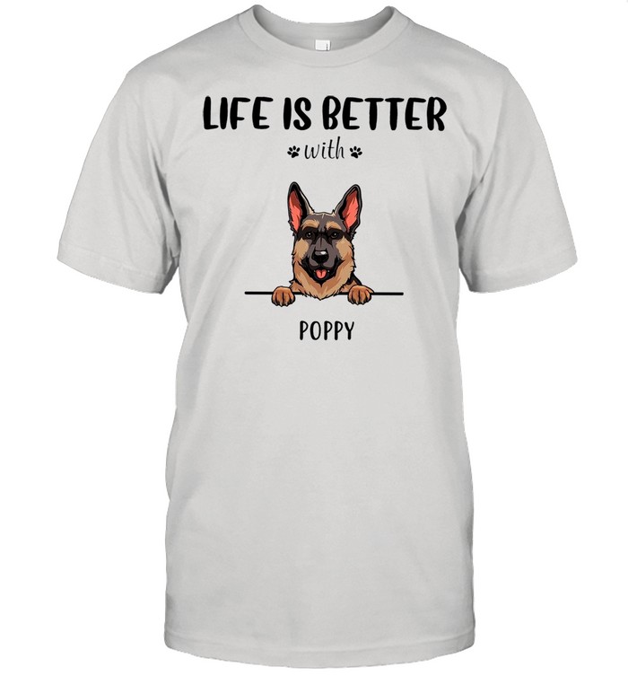 Life Is Better With Poppy shirt Classic Men's T-shirt