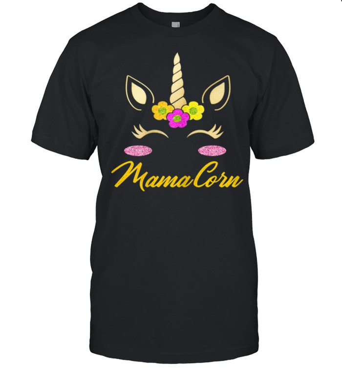 Womens Costume Unicorn Mom Mother’s Day Mamacorn shirt