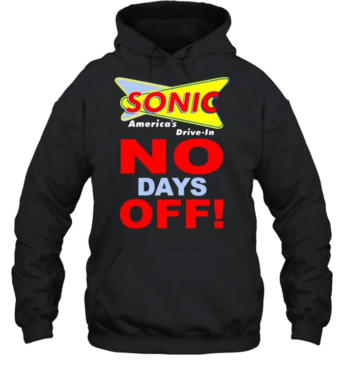 Sonic America Drive In No Days Off  Unisex Hoodie