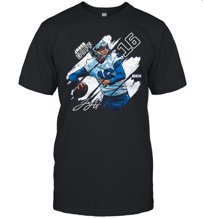 Detroit Football Jared Goff Stripes shirt Classic Men's T-shirt