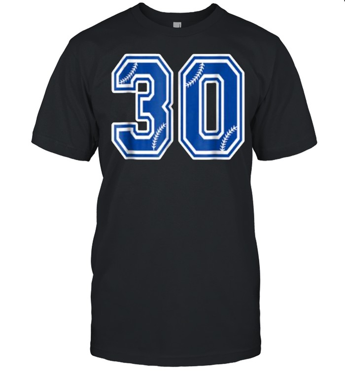 Number 30 Baseball  Classic Men's T-shirt