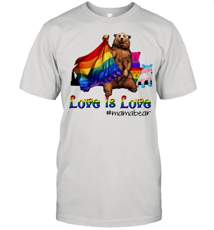 Love IS Love Mamabear LGBT  Classic Men's T-shirt