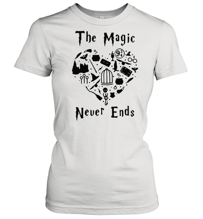 Harry Potter The Magic Never Ends T-shirt Classic Women's T-shirt