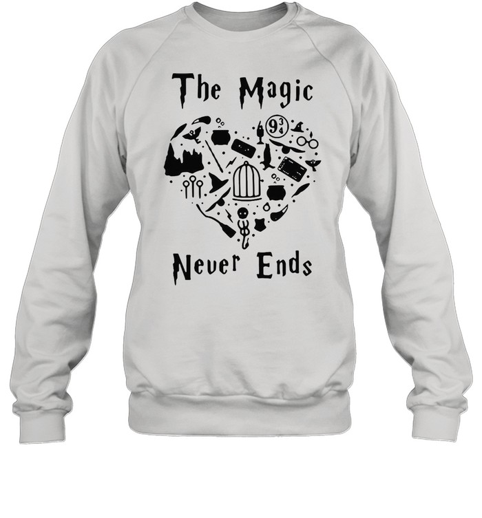 Harry Potter The Magic Never Ends T-shirt Unisex Sweatshirt
