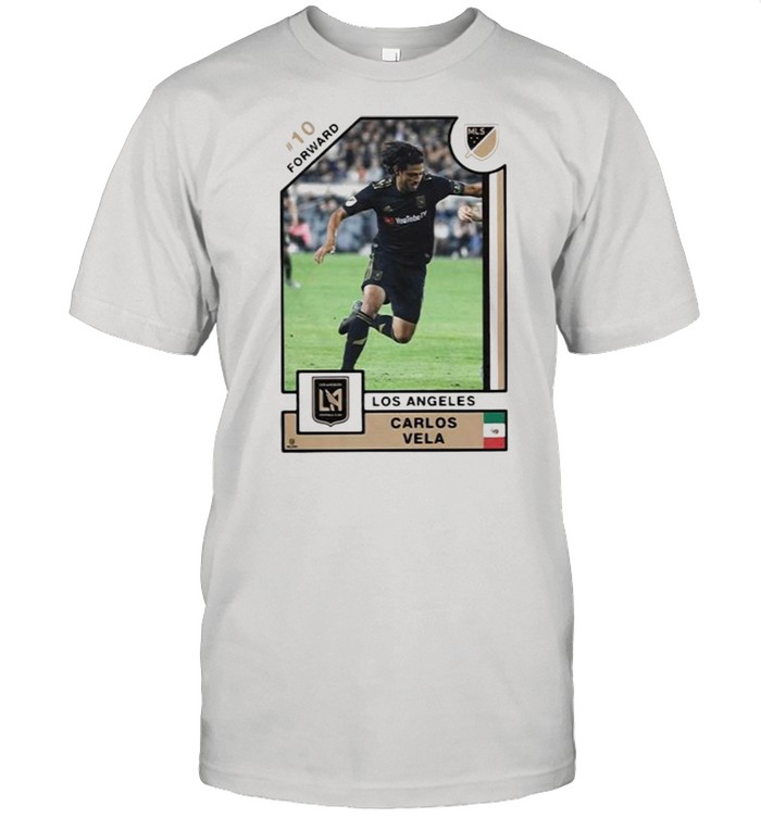 Carlos Vela MLSPA Player Card Los Angeles Shirt