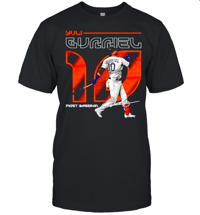 Houston Baseball Yuli Gurriel first baseman signature shirt