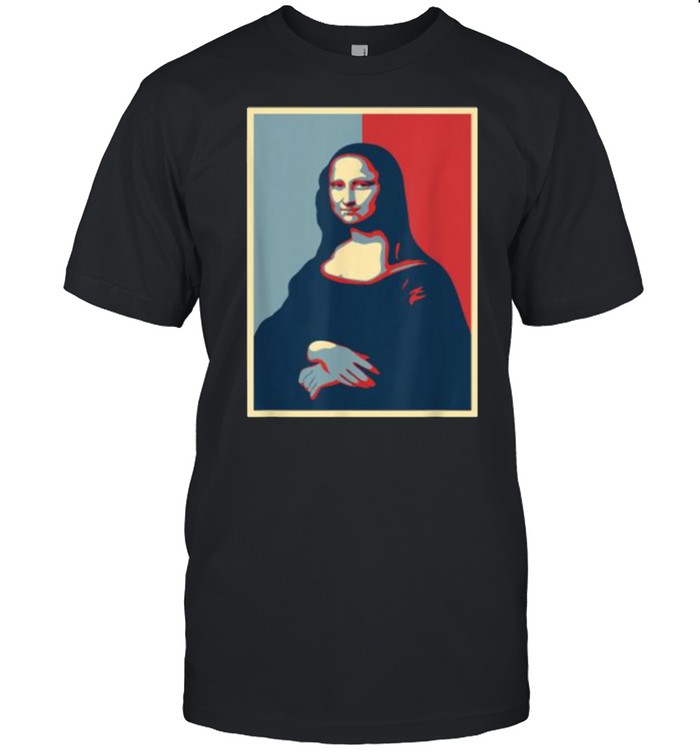 Vintage Mona Lisa Leonardo Da Vinci Renaissance Painting  Classic Men's T-shirt