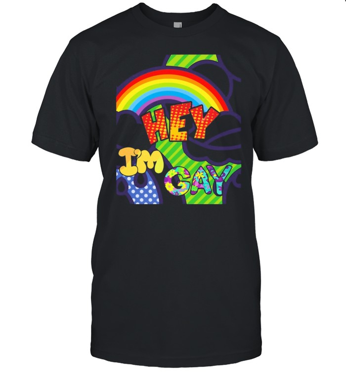 LGBT hey Im gay shirt Classic Men's T-shirt