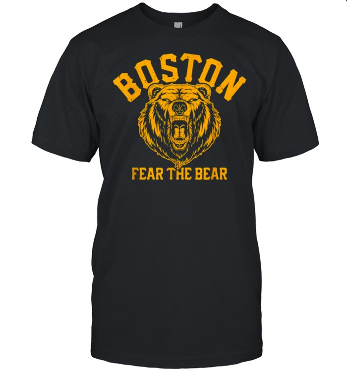 Fear The Bear Hockey Beware of Boston Gameday Bruin  Classic Men's T-shirt