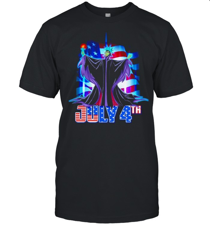 July 4th Independence Maleficent Disney  Classic Men's T-shirt