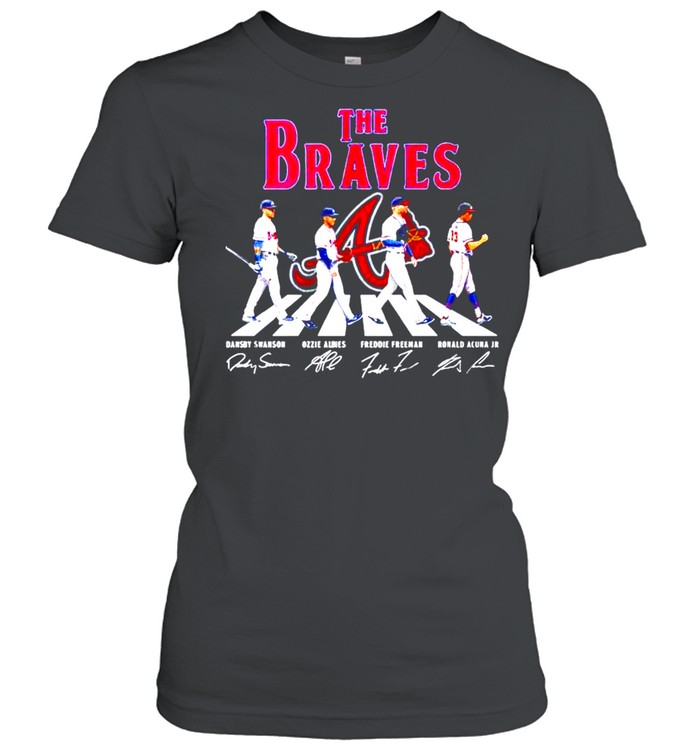 Atlanta Braves The Braves Abbey Road The Beatles Signatures t-shirt