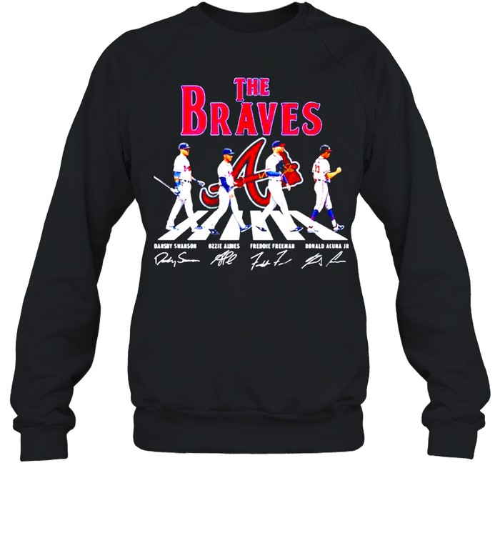 Atlanta Braves The Braves Abbey Road The Beatles Signatures t-shirt