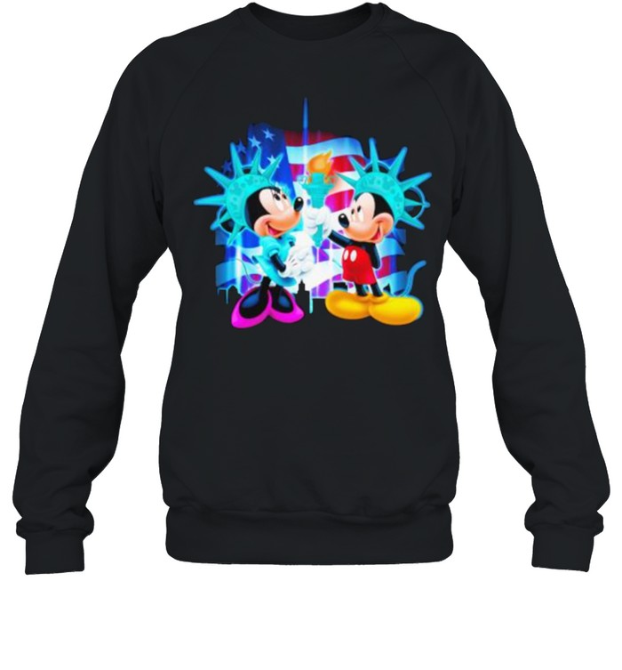 Mickey And Minnie 4th Of July Independence  Unisex Sweatshirt