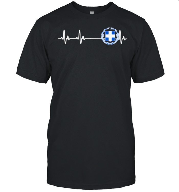 Greece Heart Beat  Classic Men's T-shirt