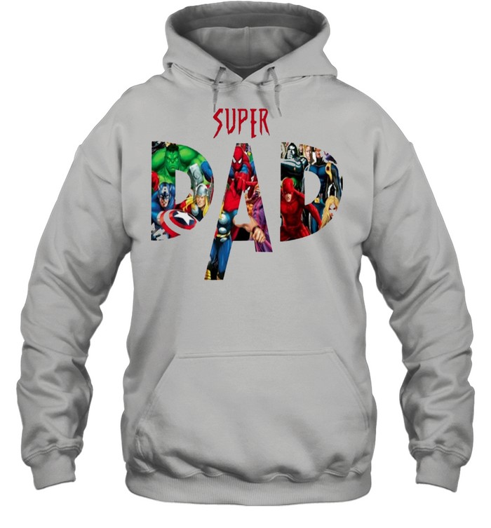 Superhero dad shirt Unisex Hoodie
