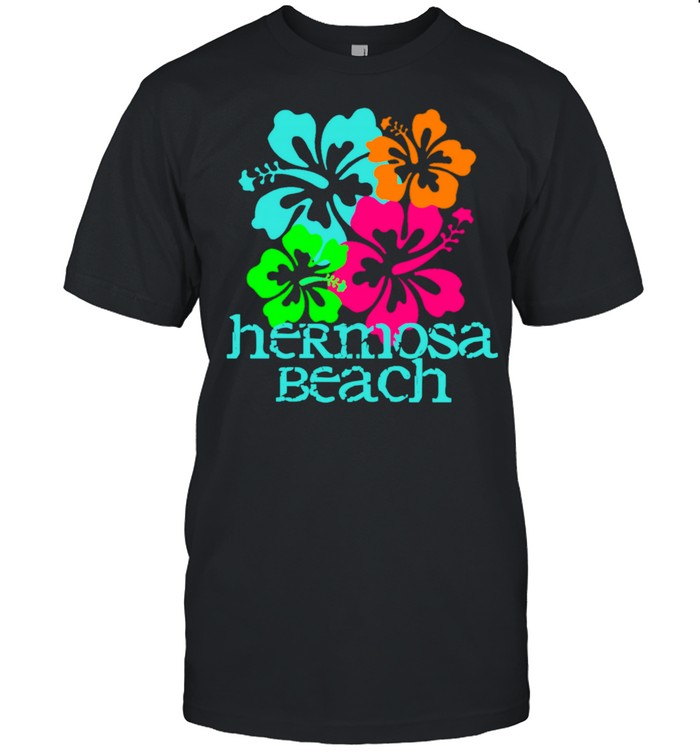 Hermosa Beach Vacation Travel Surf California Vacay Langarmshirt shirt Classic Men's T-shirt