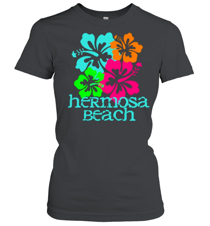 Hermosa Beach Vacation Travel Surf California Vacay Langarmshirt shirt Classic Women's T-shirt