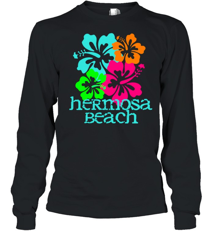 Hermosa Beach Vacation Travel Surf California Vacay Langarmshirt shirt Long Sleeved T-shirt