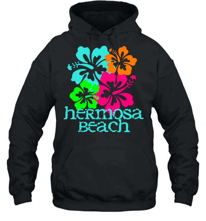 Hermosa Beach Vacation Travel Surf California Vacay Langarmshirt shirt Unisex Hoodie