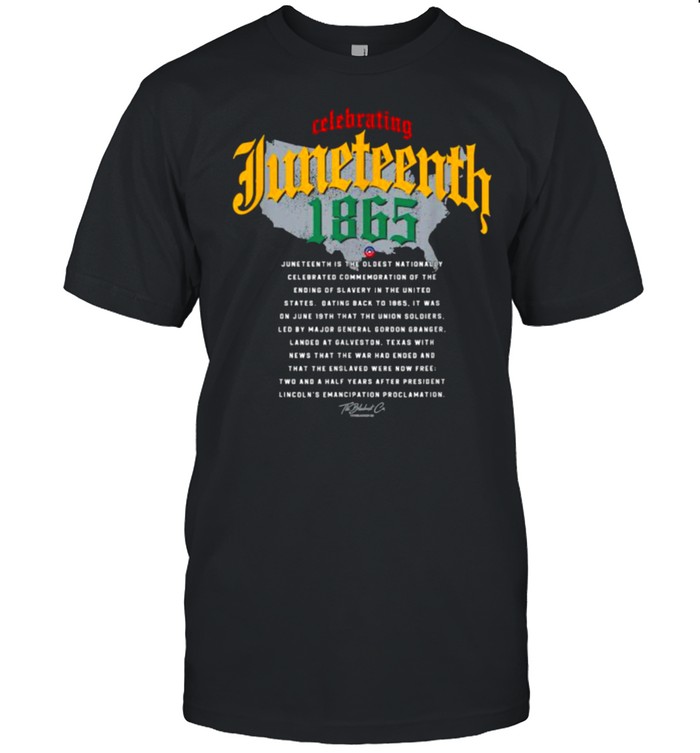 Juneteenth Ancestors 1865 African American Map Black History T- Classic Men's T-shirt