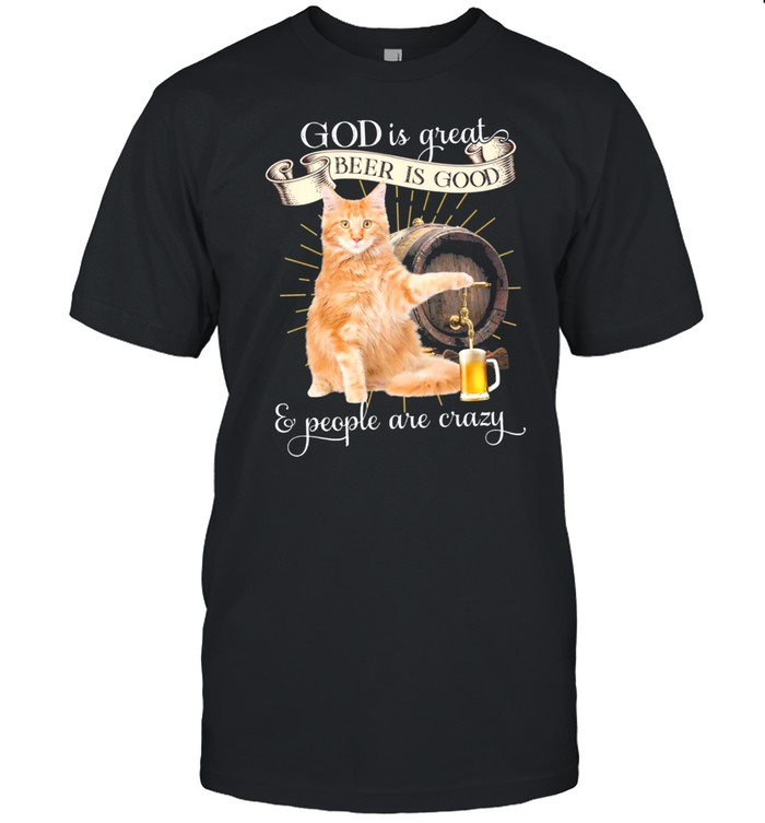 Maine Coon Gods great Beers good Gift for U Classic shirt Classic Men's T-shirt
