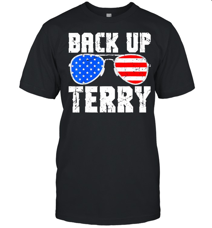 Back Up Terry American Flag USA 4th Of July Sunglasses shirt Classic Men's T-shirt