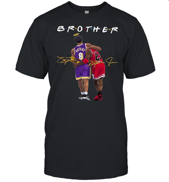 Brother Kobe Bryant And Michael Jordan Signatures shirt Classic Men's T-shirt
