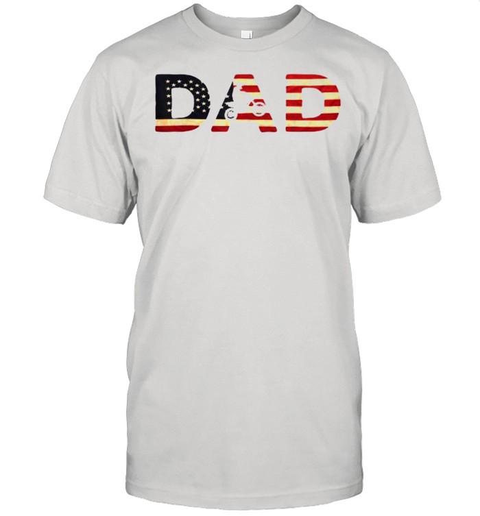 Biker Father – Patriotic Bike Rider Independence Day T- Classic Men's T-shirt