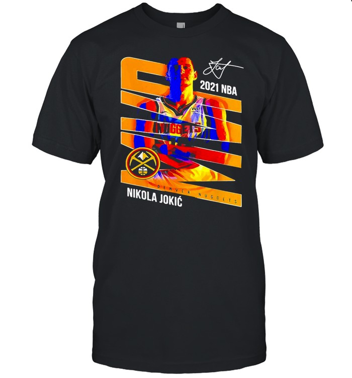Peep Nikola Jokic Denver Nuggets MVP 2021 NBA Signature  Classic Men's T-shirt