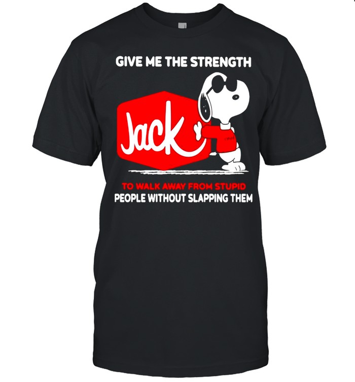 Snoopy Jack give me the strength to walk away from stupid people shirt Classic Men's T-shirt