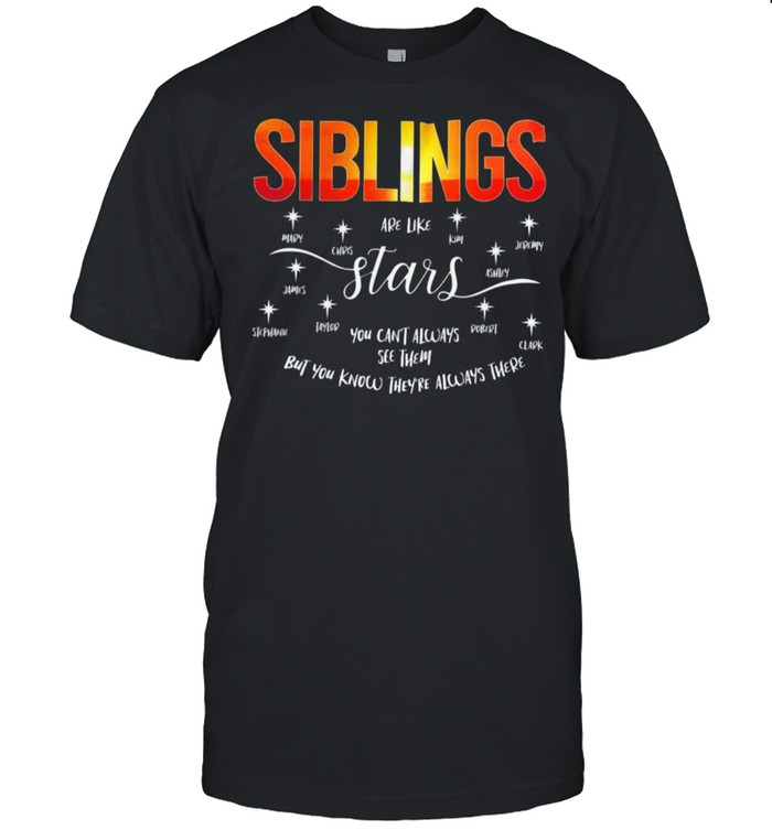 Siblings are like stars you can’t always see them shirt Classic Men's T-shirt