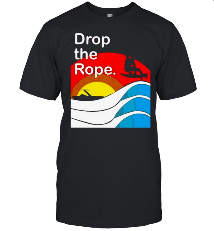 Drop The Rope Wakesurfing  Classic Men's T-shirt