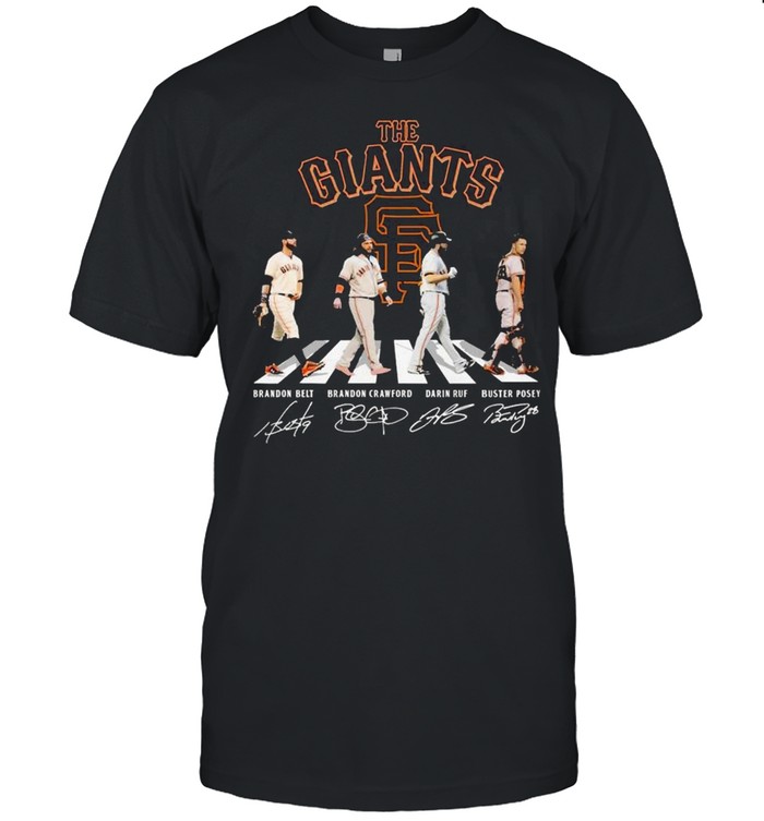 The Giants abbey road signatures 2021 shirt Classic Men's T-shirt