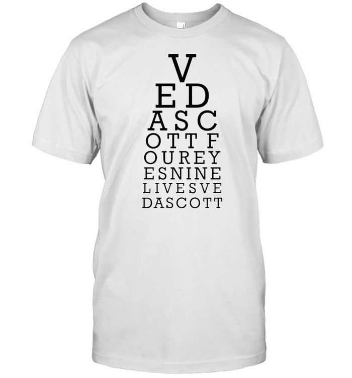 Eye Chart Veda Scott shirt Classic Men's T-shirt