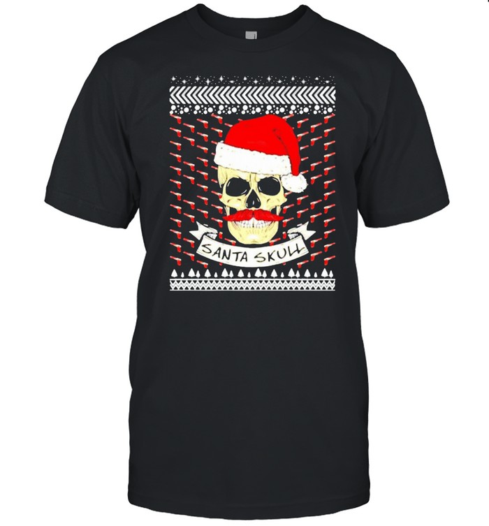 SANTA SKULL UGLY CHRISTMAS SHIRT Classic Men's T-shirt