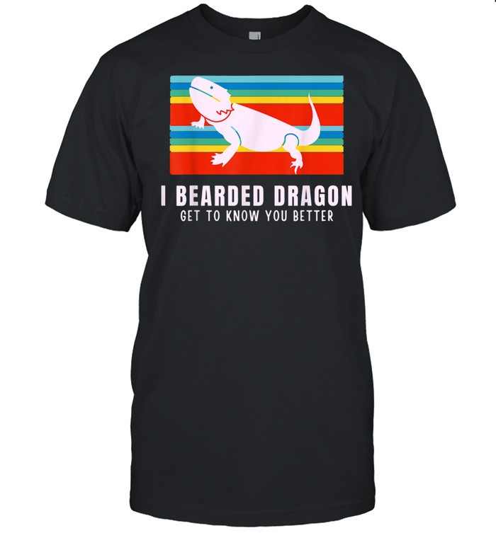 I Bearded dragon know you lizard shirt Classic Men's T-shirt