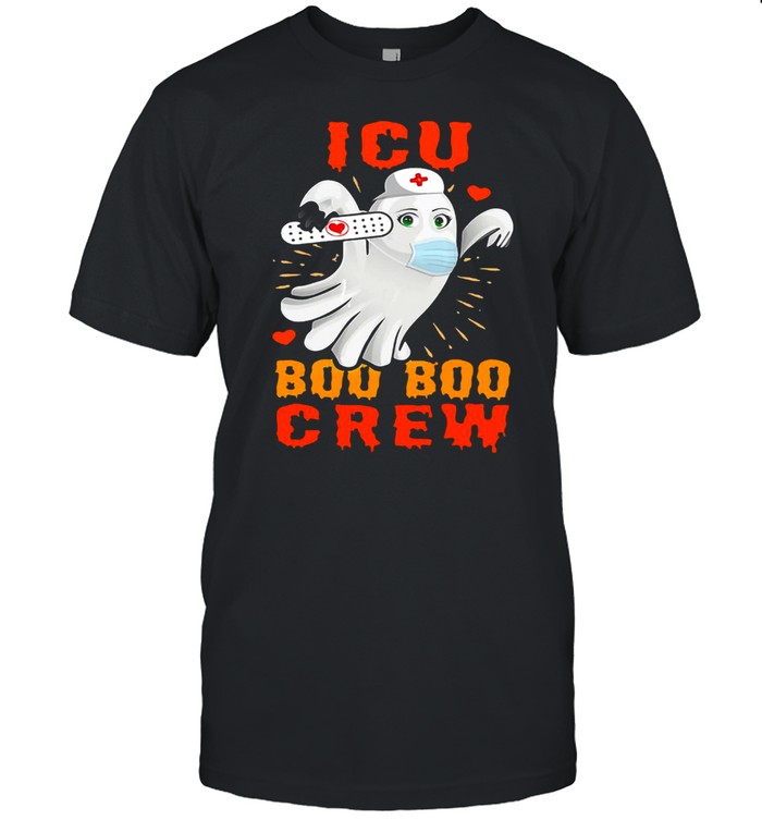 ICU Boo Boo Crew Ghost Halloween Cute T-shirt Classic Men's T-shirt