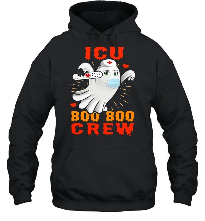 ICU Boo Boo Crew Ghost Halloween Cute T-shirt Unisex Hoodie