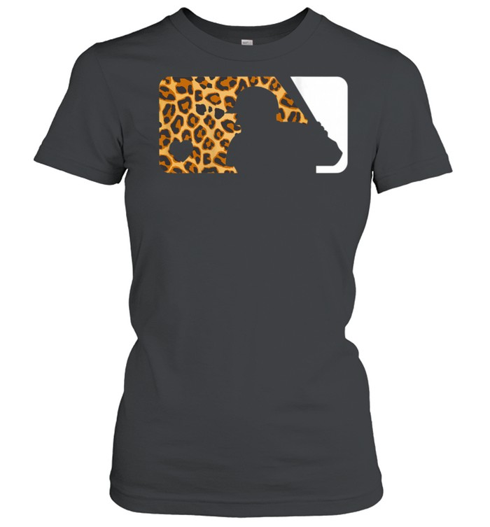 Baseball Game Day Leopard Mothers Day shirt Classic Women's T-shirt