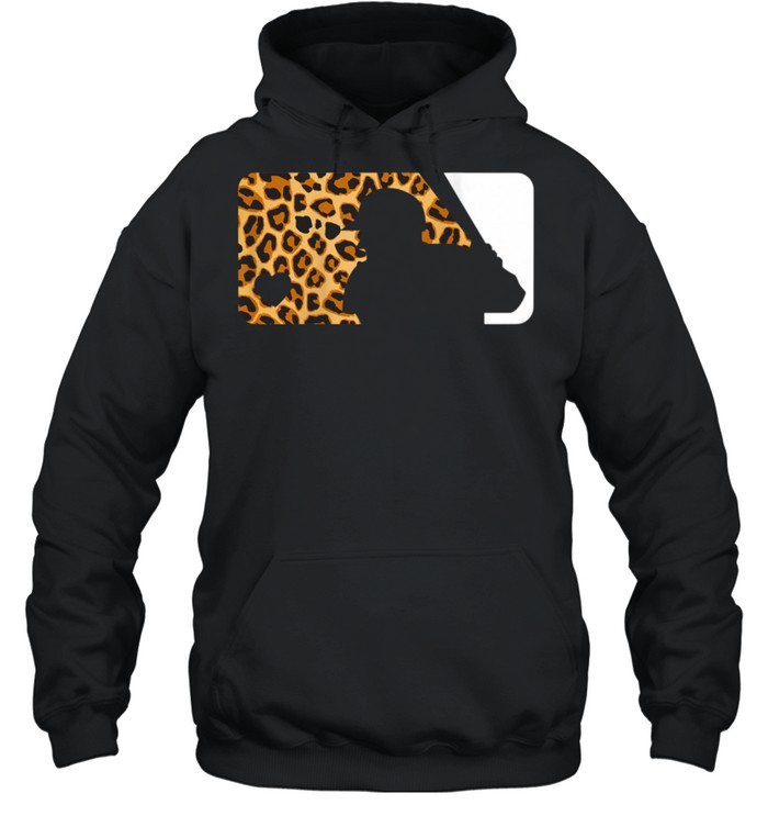 Baseball Game Day Leopard Mothers Day shirt Unisex Hoodie
