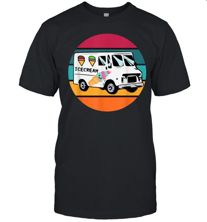 Truck Driver Pastel Hipster Retro Kawaii Ice Cream Truck T- Classic Men's T-shirt