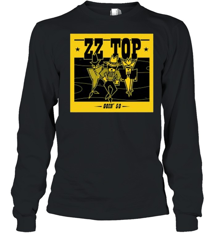 ZZ Top Goin 50 shirt Long Sleeved T-shirt