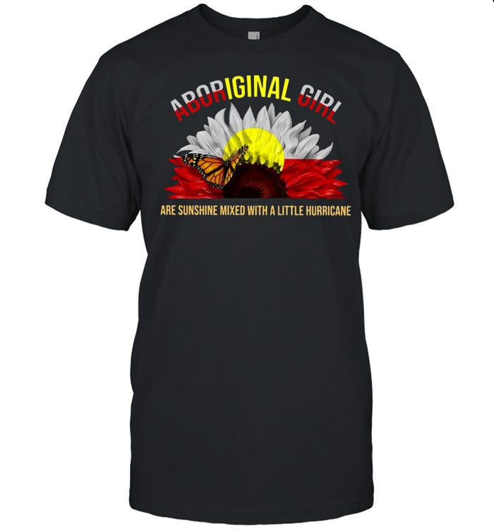 Aboriginal Girl Are Sunshine Mixed With A Little Hurricane T-shirt Classic Men's T-shirt