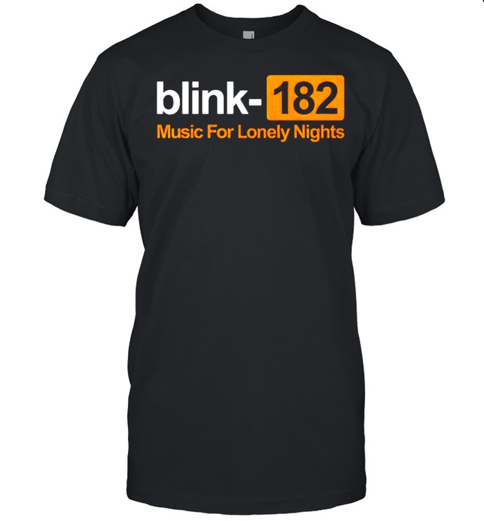 Blink 182 music for lonely nights shirt Classic Men's T-shirt