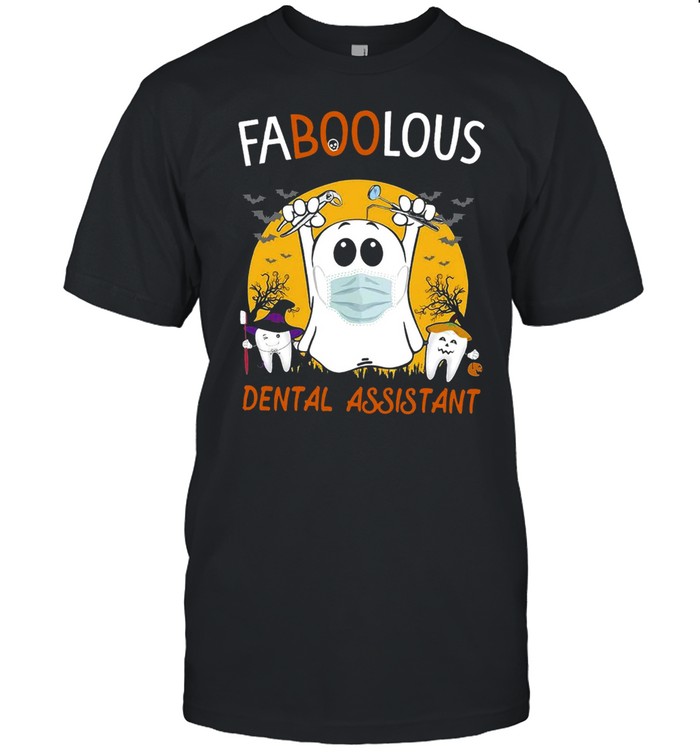 Faboolous Dental Assistant Halloween Witch T-shirt Classic Men's T-shirt