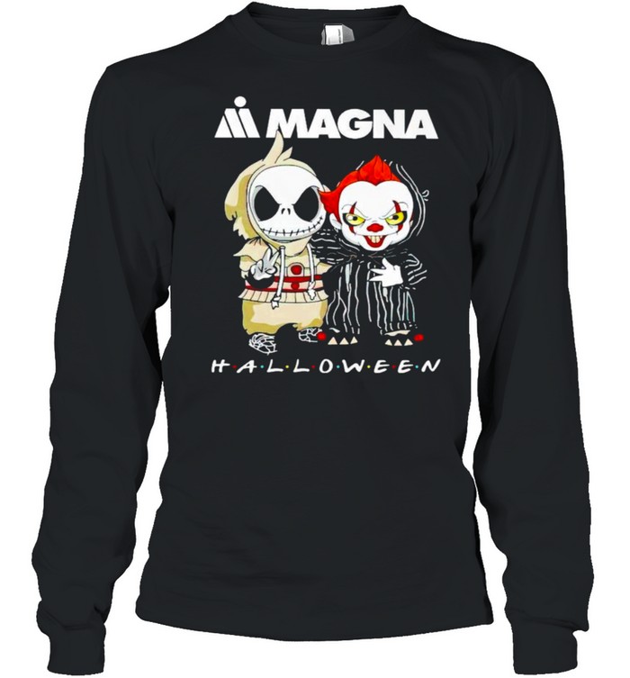 Jack Skellington and Pennywise Magna Halloween shirt Long Sleeved T-shirt