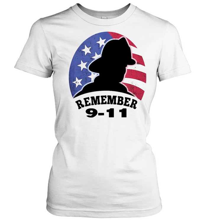 Remember 9-11 Firefighter T-shirt Classic Women's T-shirt