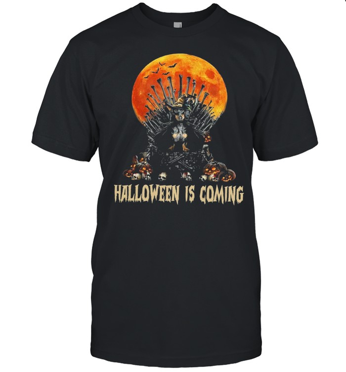 Dachshund Witch Halloween Is Coming shirt Classic Men's T-shirt